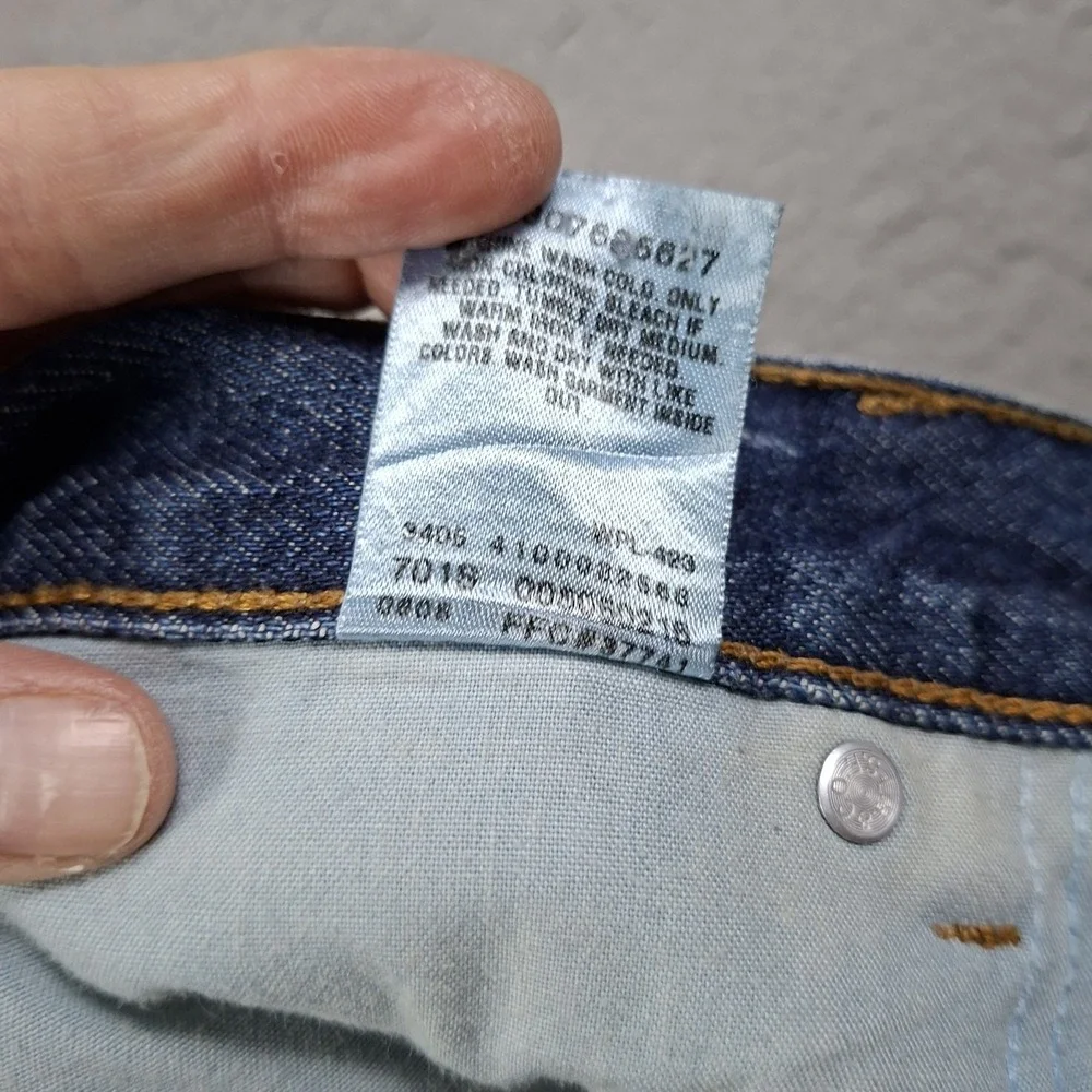 Vintage Levis 505 Jeans Mens 36x30 Blue Faded Denim Regular Fit Straight Grunge